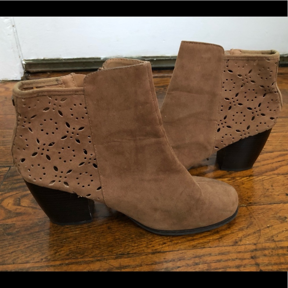 O’Neill Tan Chunky Heeled Bootie